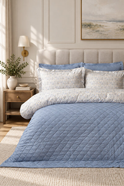 BED LİNE Savira Ranforce Πλήρες Σετ Κλινοσκεπασμάτων Porto Διπλό