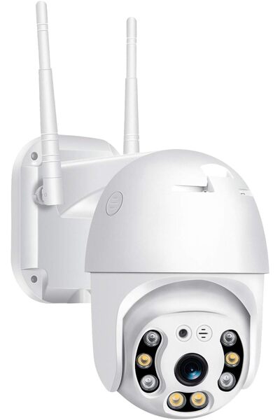 Generic 1080P Outdoor WiFi Security Camera, Pan Tilt Dome Surveillance with T...