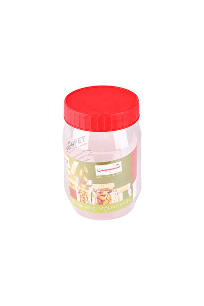 Generic وعاء بلاستيكي بغطاء أحمر سعة 300 مل