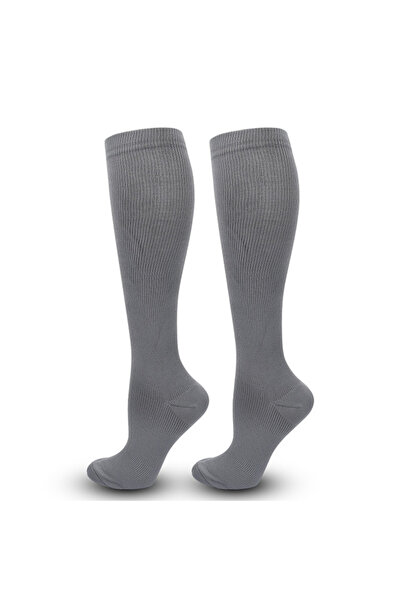 Choice S-M (EU 35-38) Gray 1 Pair Women's & Men's Compression Socks 15-20 MMH...