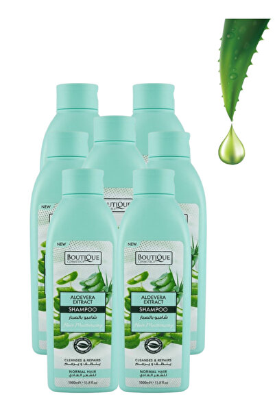Boutique 7 Pieces Aloevera Extract Shampoo for Normal Hair 1000ML