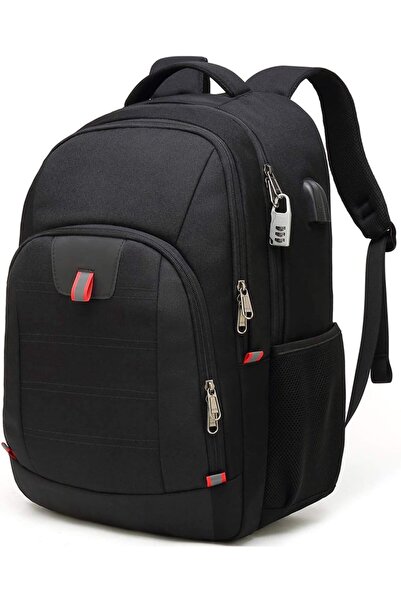 Generic Brand Rucsac pentru laptop pentru bărbați, geantă antifurt mare pentr...