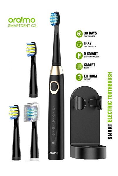 oraimo Oraimo (Smart Dent C2) Sonic Vibration Smart Electric Toothbrush with ...
