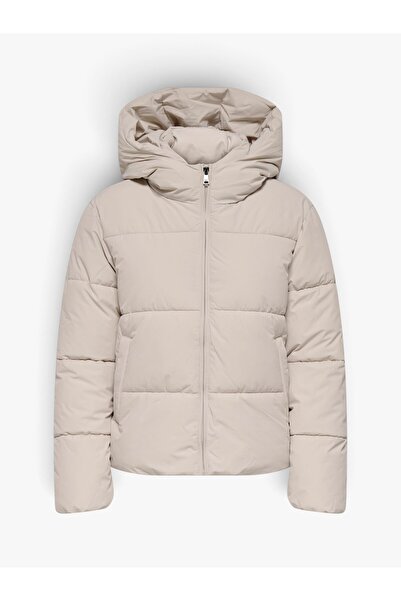 ONLY ONLJUTA SHORT PUFFER OTW NOOS Kadın Bej Mont - 15365799