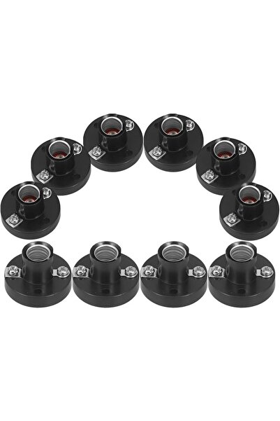 Generic 10pcs Screw Base Bulb Holders for Physics Experiments Sturdy Lamp Soc...
