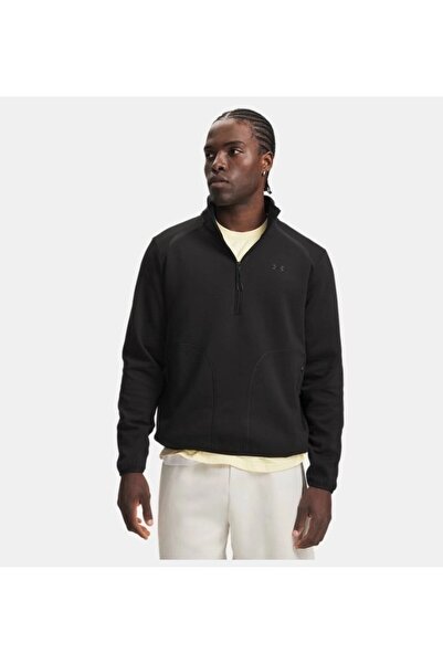 Under Armour Ua Unstoppable Flc 1/2 Zip Mens Ultimate Black / / Black 6017023...