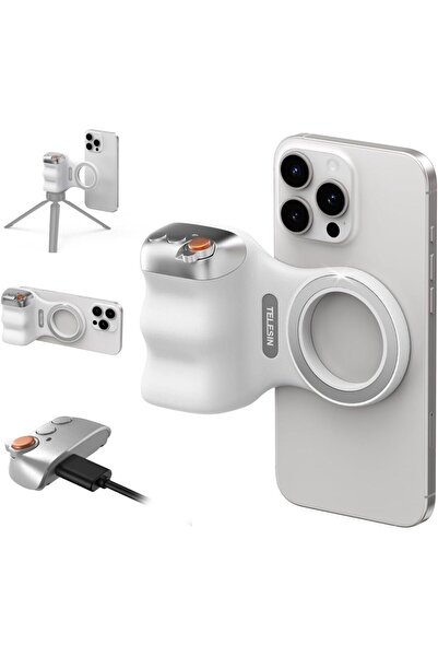 TELESIN Suport magnetic pentru cameră de telefon Fun Shot Zoom pentru iPhone/...