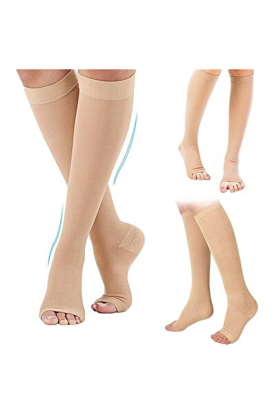 Choice جوارب ضاغطة طبية XXL YS001-155-SK، مقاس S-XXL، لمنع دوالي الأوردة، بدو...