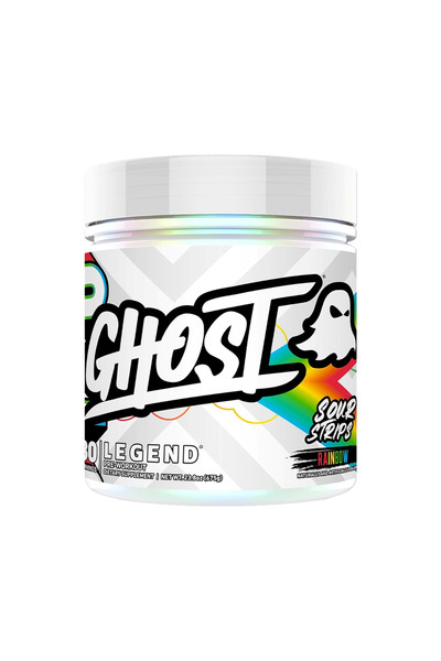 Ghost Legend Pre-Workout Powder, Sour Strips - 30 Servings