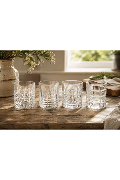 AZAY CASA Set 4 whisky glasses BLUES