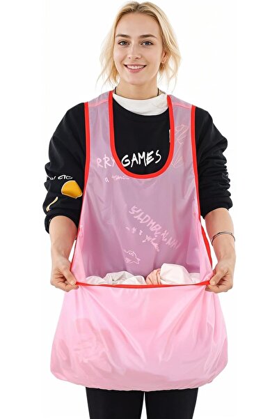 AZONEE Clothes Drying Apron, Portable Sleeveless Laundry Apron with Large Poc...