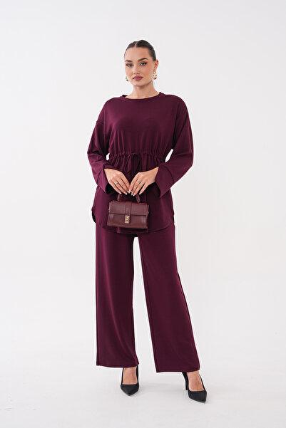 Mega Life Oysho Set with Slit Sleeves and Waist-Tie