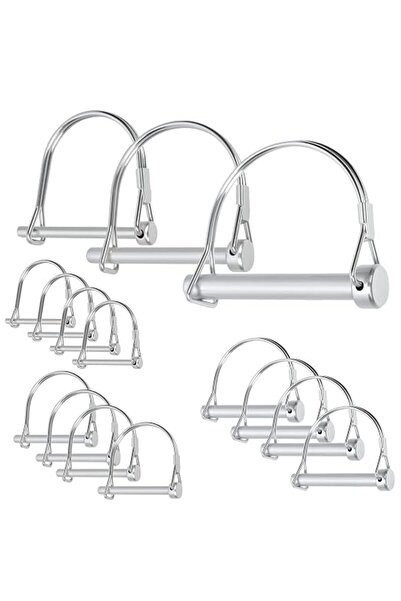 GENERAL 15PCS 3 Sizes Wire Lock Pin 0.17 " 0.25" 0.37" Trailer Coupler Pin Zi...
