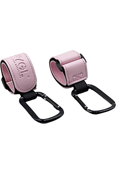 GENERAL Stroller Hooks - Adjustable Universal Carabiner Clips, Pink (2 Pack)