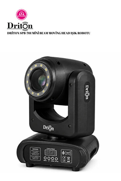 DRİTON SPB-701 Mini Beam Moving Head Robot Işık LED Sahne Disko Düğün Efekt I...