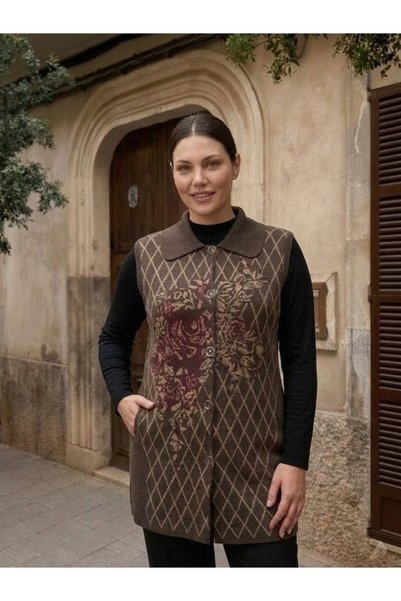 onno style women سترة نسائية منسوجة من السترة المصنوعة من الصلب بنمط EKOSE GÜ...
