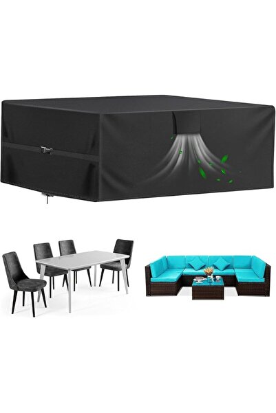 NIUBI Patio Furniture Waterproof Cover,اغطية جلسات خارجية غطاء كنب خارجي غطاء...