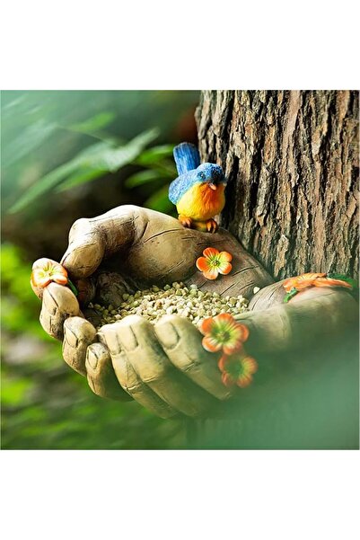 GENERAL Triceratops Bird Feeders for Outside, Wild Bird Feeder, Hand-Painted ...