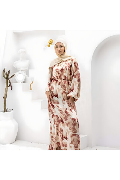 Forhunna Elegant Floral Print Maxi Dress