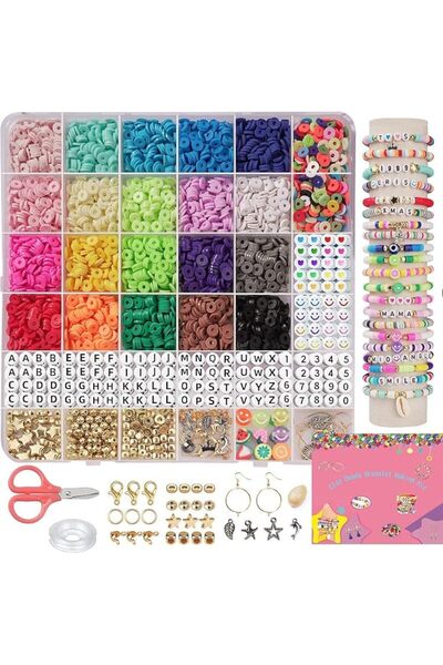 Yelajoy 1 Set Bracelet Making Kit,5000 PCS Jewelry DIY Craft Set