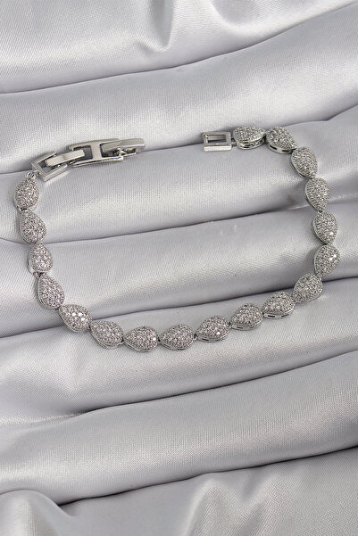 Lovesta Home Brass Silver Color Zircon Stone Drop Model Vip Series Women's Br...