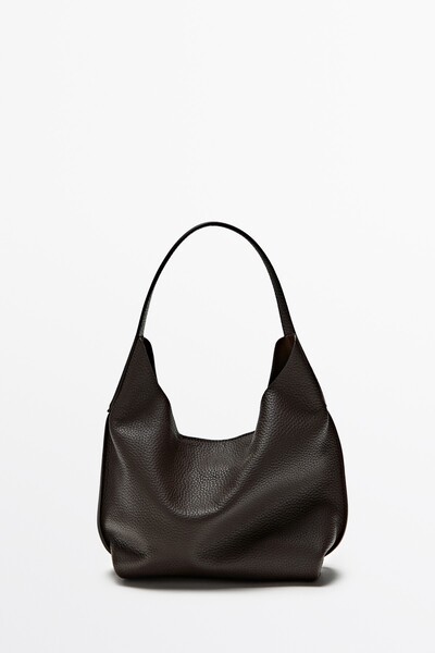 Massimo Dutti Napa deri mini omuz çantası