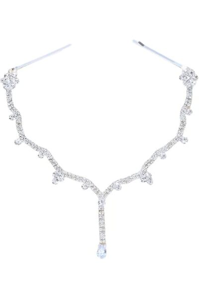 Generic Wedding Headpiece Rhinestone Bridal Headband Shiny Head Chain Elegant...