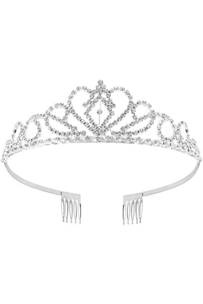 EXCEFORE Princess Diamond Crown for Girls, Vintage Baroque Crystal Princess D...