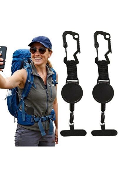 Generic Portable Retractable Anti-Theft Phone Holder,Equipped with a Retracta...