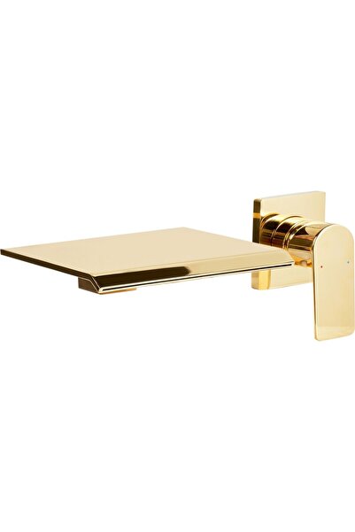 BELIANI Aponwao Wall Mounted Sink Faucet, Single Handle Brass Faucet