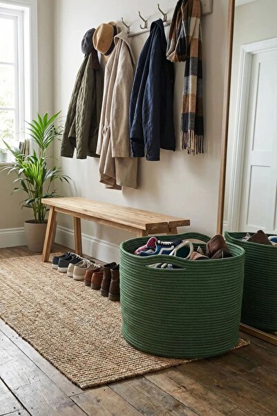 Comfort Craft Καλάθι οργάνωσης από γιούτα πολλαπλών χρήσεων που πλένεται (40x...
