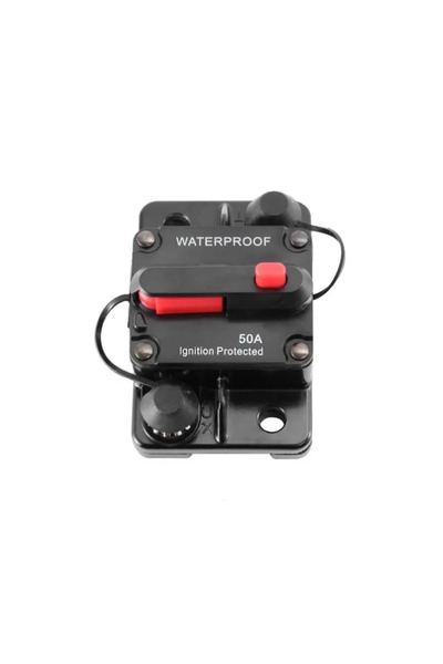 Otomatik Devre Kesici Sigorta 50ah Waterproof - 12v/24v