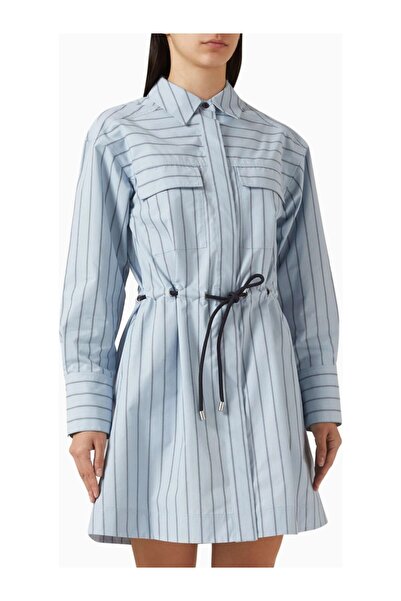 3.1 Phillip Lim Belt Pack Comfortable Cut Shirt Dress Blue