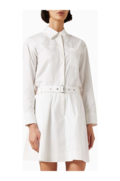 3.1 Phillip Lim Flounce Back Belted Design Women's Shirt Dress
