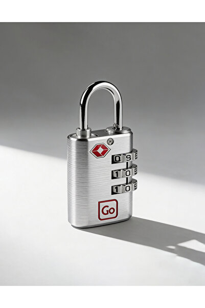 Go Travel Classic Large TSA Combination Padlock – 3-Dial Luggage Lock for Sui...
