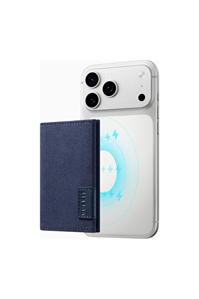 VULKIT Rfid Magsafe Compatible Leather 4 Card Magnetic Minimalist Unisex Wallet