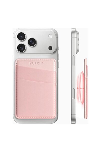 VULKIT Magsafe Compatible Rfid Protected Unisex Phone Card Holder Wallet