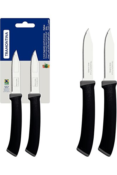 TRAMONTINA 2 PCS VEGETABLE AND FRUIT KNIV