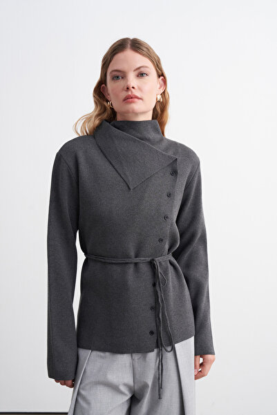 VESNA Asymmetrical Knitwear Jacket