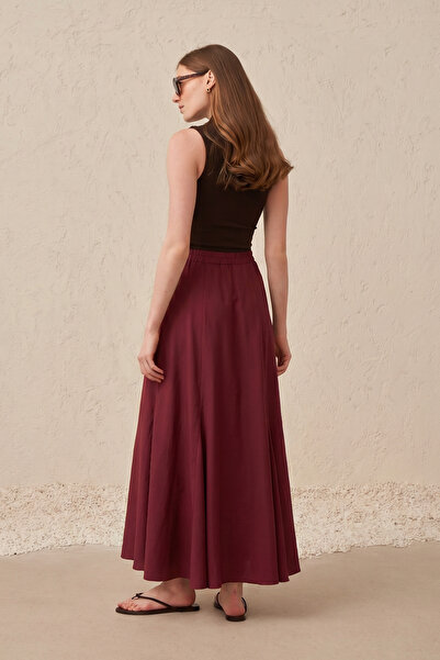ALLDAY Flared skirt with ruffles