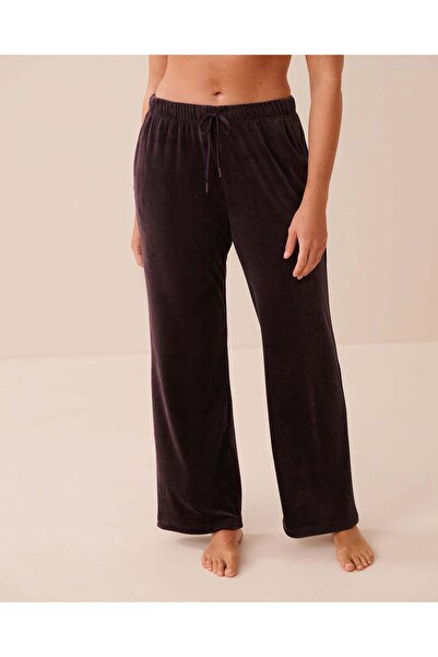 La Vie en Rose Ribbed Velour Pants
