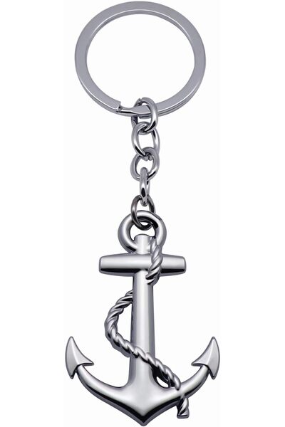 GENERAL KKY-Best 1Pc 3D Anchor Key Chain Car Logo Metal Key Ring Couples Keyc...