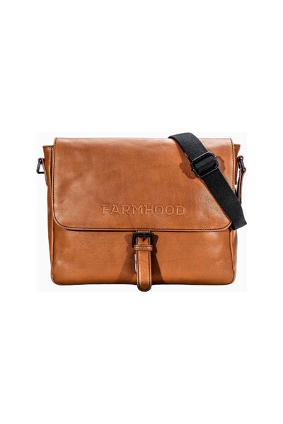 Farmhood Memphis Leather Messenger Briefcase 32 cm Luxury