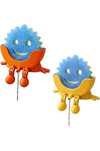 Yelajoy قطعتان من حامل الإسفنج المعلق اللطيف مع نظام تصريف وأرجل
