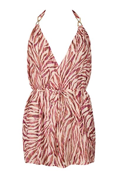 Aubade Beach Walk Teddy Jumpsuit, Deep Neckline, Gold Detail, Elegant Design