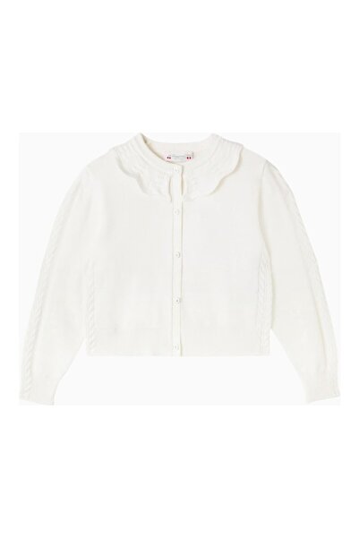 BONPOINT Lueur Cotton and Cashmere Girls' Cardigan