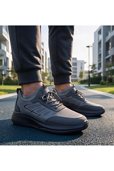 Feizhi Men's 5cm Thick Sole Casual Sport Sneakers, 3 Colors Breathable Mesh U...