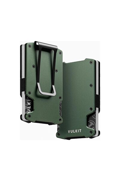 VULKIT Rfid Money Clip Metal Slim Card Holder Men's Wallet