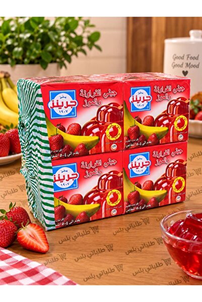Generic Brand جيلي الفراولة والموز جرينز 12*80 جرام