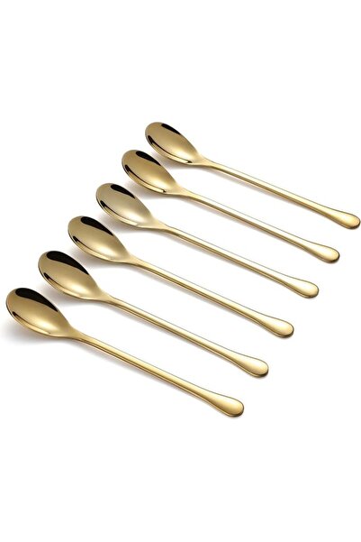 GENERAL Coffee Spoons Set of 6 Small Stainless Steel Teaspoons Dessert Spoons...